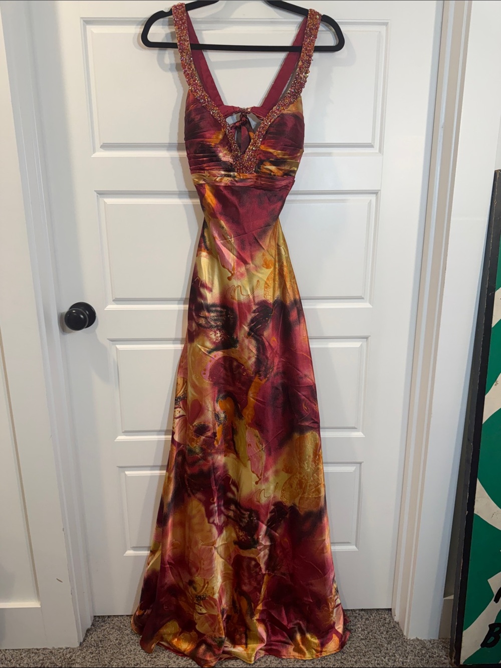 Faviana Couture  Embellished Jeweled Gown Dress 6